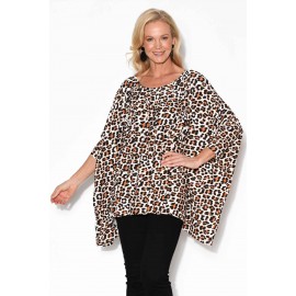 Tan Leopard Bamboo Top